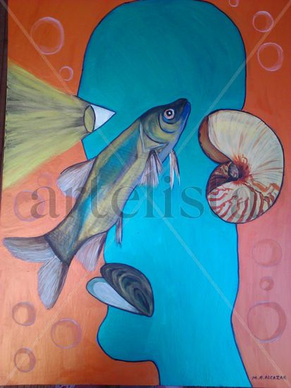 Canto de Sirenas II Acrylic Paper Others