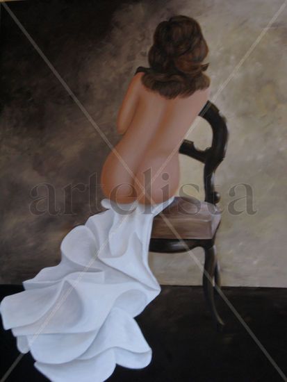 tristeza2 Oil Canvas Nude Paintings