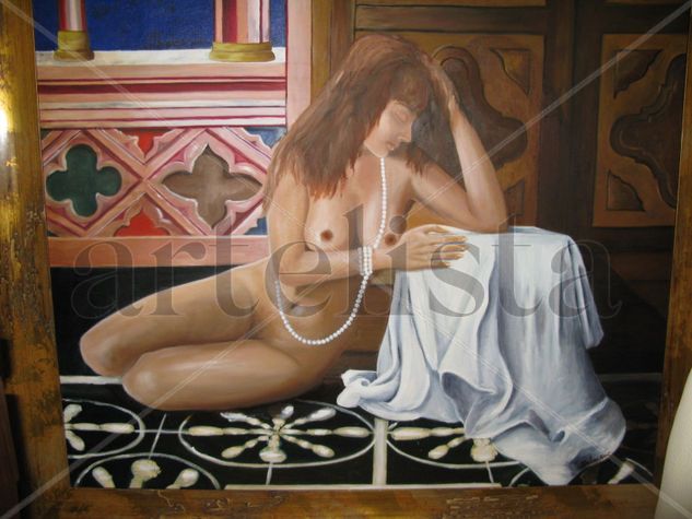 TRISTEZA 1 Oil Canvas Nude Paintings