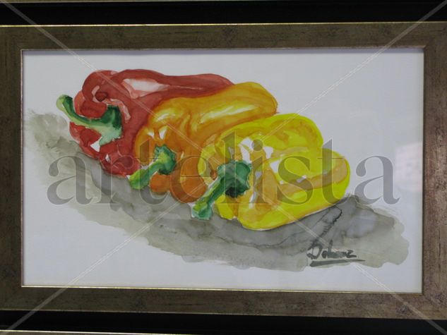 PIMIENTOS Watercolour Paper Still Life Paintings