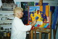 ofelia pintando