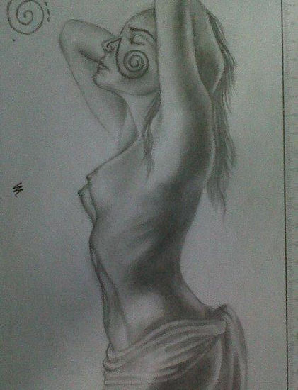 desnuda wayuu Graphite Paper Nude Paintings