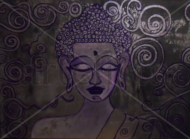 BUDA Acrylic Canvas Figure Painting