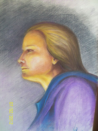 ILUMINADA Pastel Card Portrait