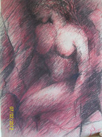 Desnudo en rojo