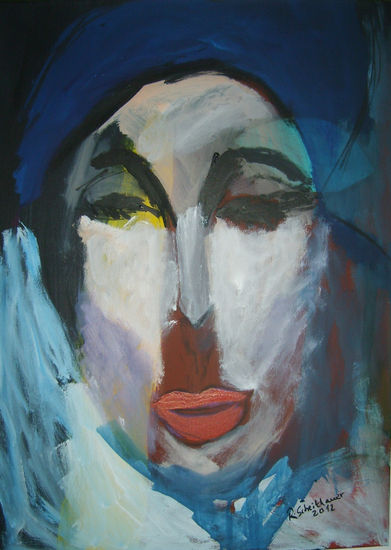 Mujer Acrylic Canvas Portrait