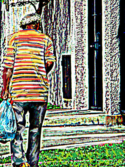 Old man walking