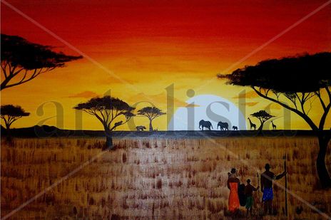 Atardecer en AFRICA