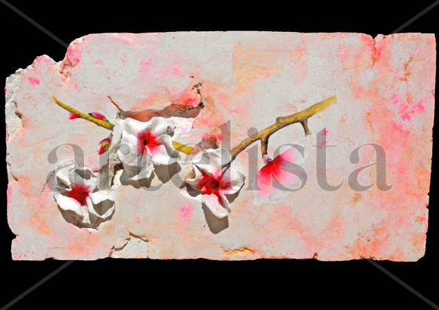 Eros a borbotones Oil Others Floral Painting