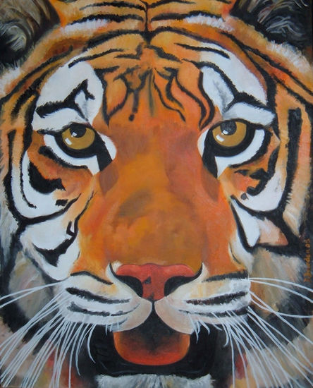 Tigre de Bengala Oil Canvas Animals