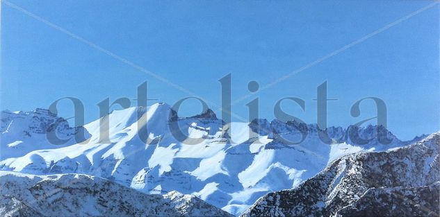 Cordillera de Santiago Oil Canvas Landscaping