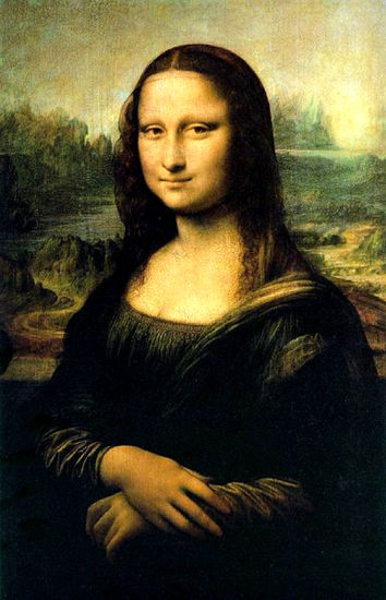 monalisa o gioconda Oil Panel Portrait