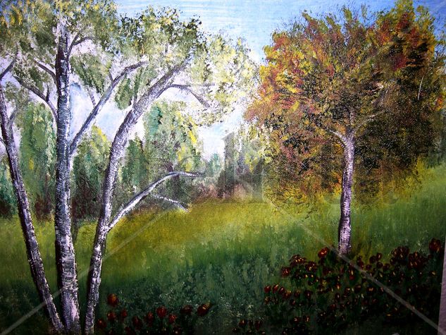 PAZ Oil Canvas Landscaping