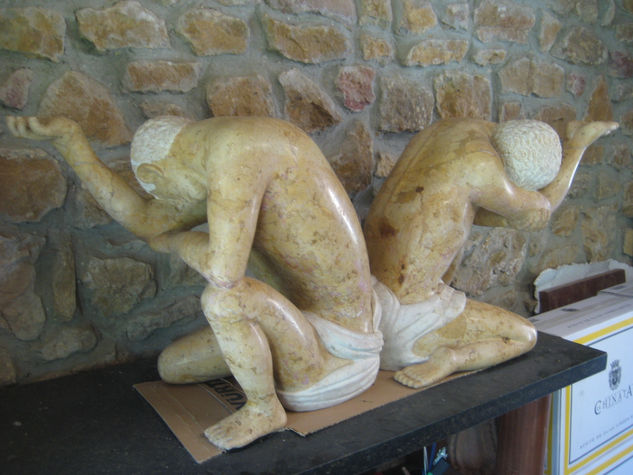 Los mellizos Marble Figurative