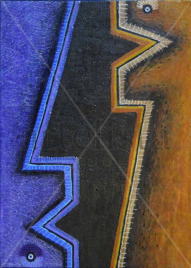 LADRAN SANCHO..,50x70 cm,  Técnica Mixta sobre Tela2011 -  Imagen 017