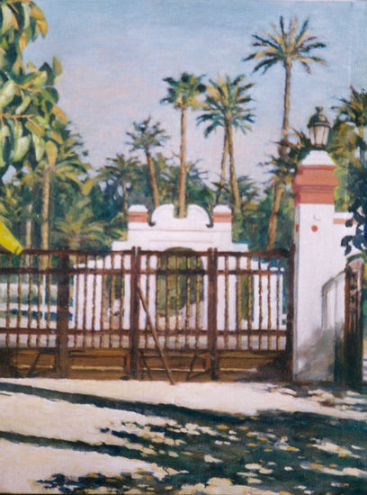 Parque de Elche Oil Canvas Landscaping