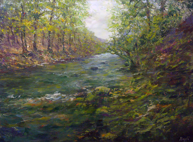 RÍO UREDERRA Oil Canvas Landscaping