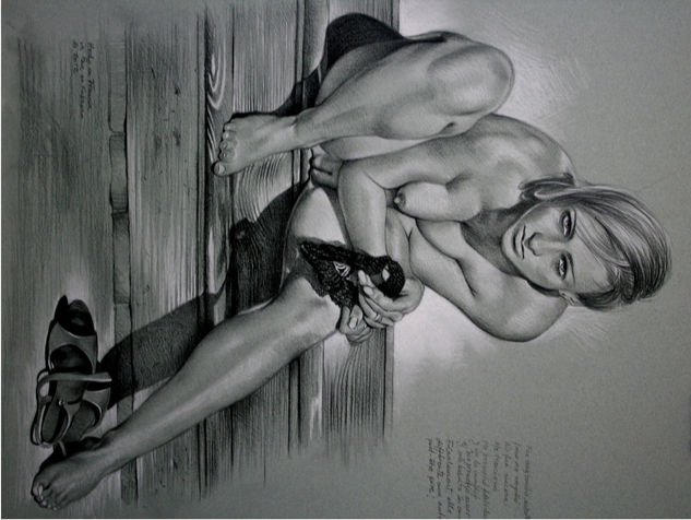 DESNUDO DE MUJER Charcoal