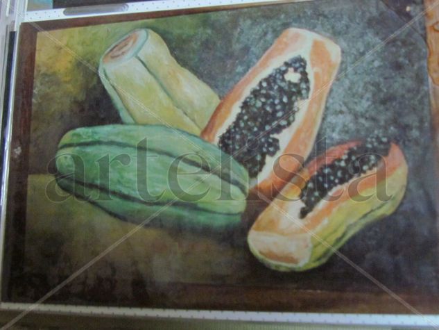 papaya Oil Canvas Still Life Paintings