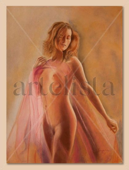 Semidesnudo Pastel Papel Desnudos