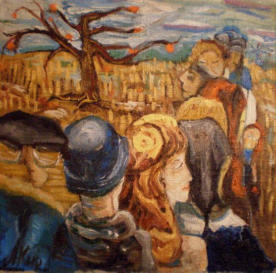 Árbol generación Oil Canvas Figure Painting