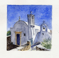 Capilla en Thira...