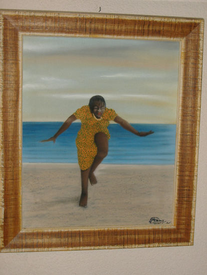 Lengeng Oil Canvas Figure Painting