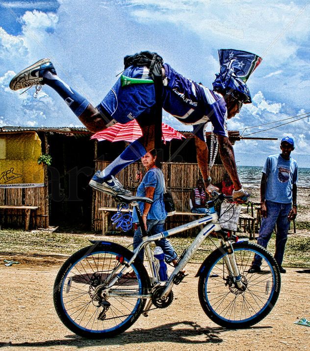 Sobre la bici