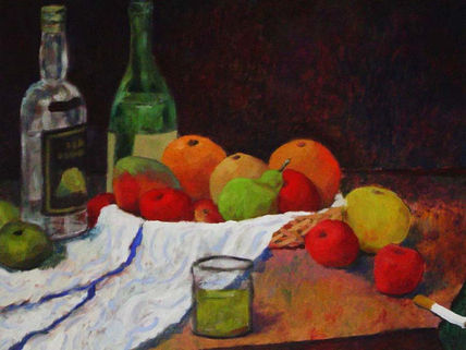 Bodegon con frutas...