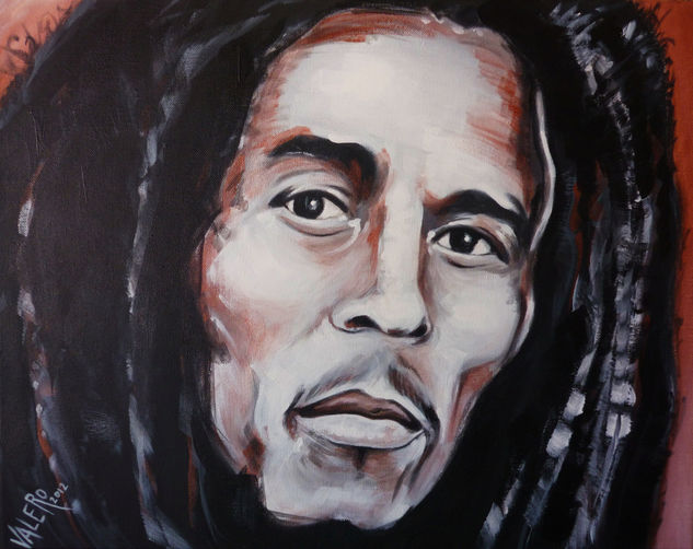 Bob Marley Acrylic Canvas Portrait