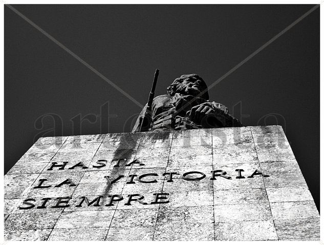 Hasta Siempre la Victoria Travel Black and White (Digital)