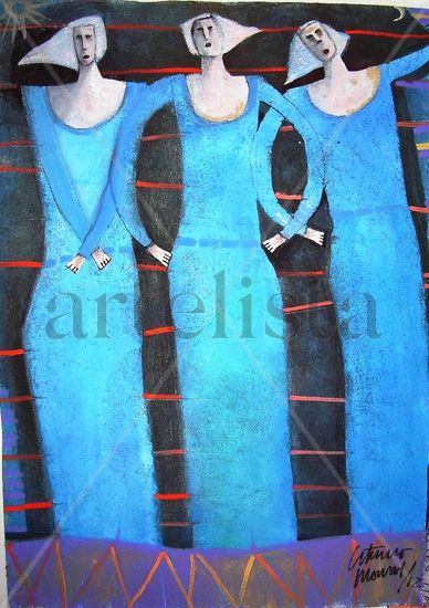 TRES MARIAS Mixed media Paper Others