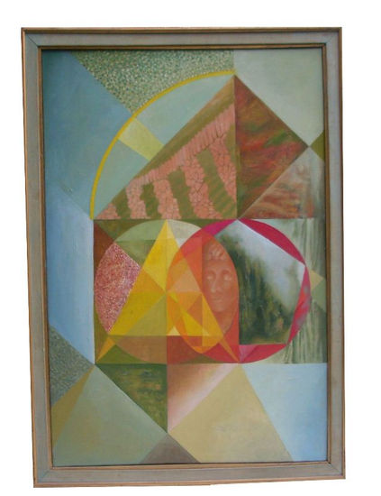 500 Años Oil Canvas Figure Painting