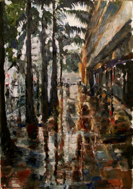 La lluvia en Sabana...