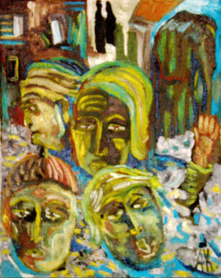 Gente Oil Canvas Landscaping