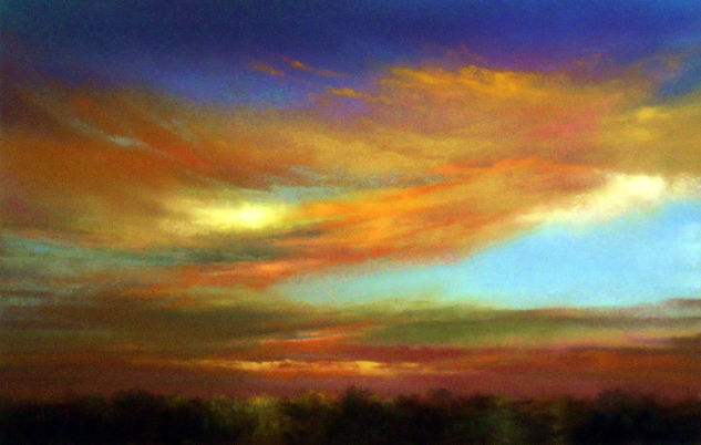 Cielo IV Pastel Papel Paisaje