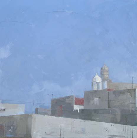 Horizonte urbano (Cadiz) Oil Panel Landscaping