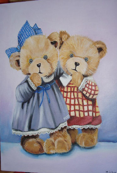 Osos de peluche. Acrylic Canvas Others