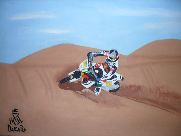 dakar 2012 Oil Canvas Landscaping