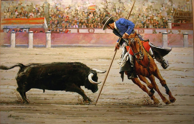 Rejoneador con garrocha