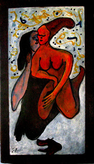 Amor en el cosmos II Acrílico Tabla Figura