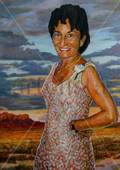 RETRATO DE DAMA Oil Canvas Portrait