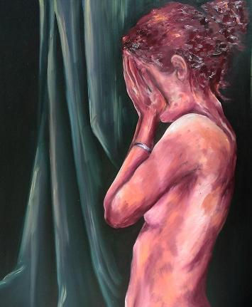 Mujer V Oil Panel Nude Paintings