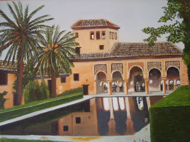 El Partal. Oil Canvas Landscaping