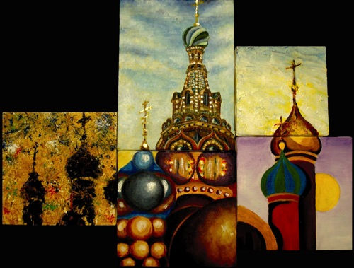 Eclectis Russia Oil Canvas Landscaping