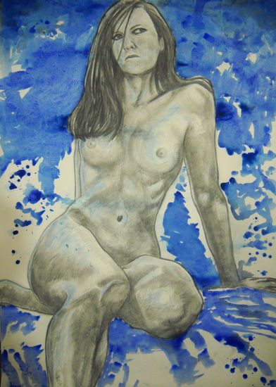 Azul Mixed Media