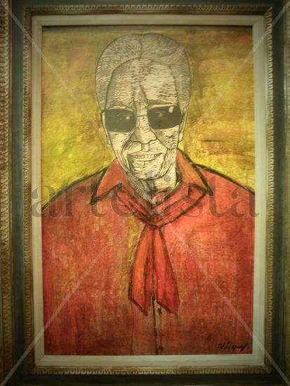 CHAVELA VARGAS (2012) Mixed media Panel Portrait