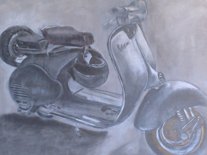 En mi vespa