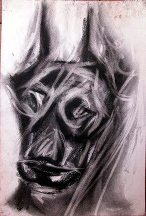 de la serie amorfis canis Charcoal