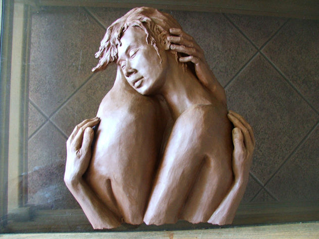 Pareja desnudo mural